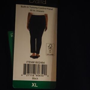 Dalia Black Girls' Tummy Control Casual Pants